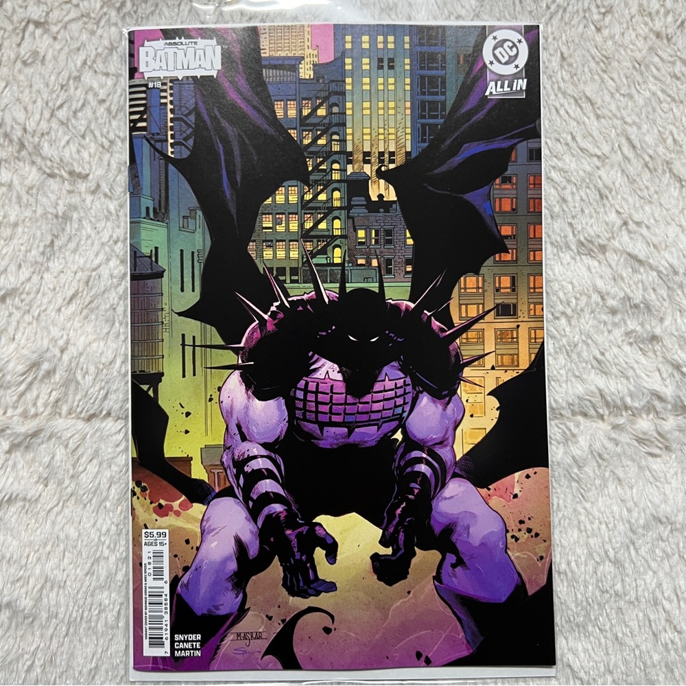 Absolute Batman #18 Cover B Variant Mahmud Asrar Card Stock Cover